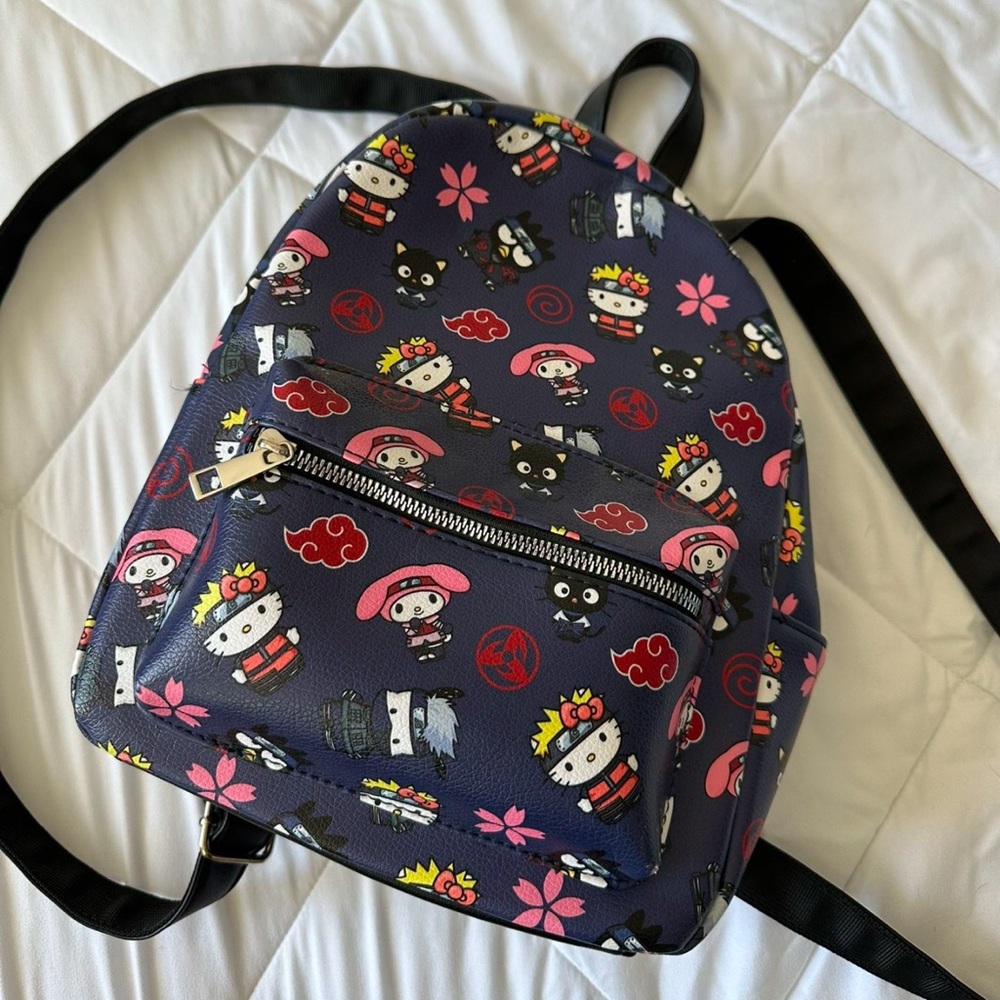 Naruto Shippuden X Hello Kitty And Friends Character Mini Backpack